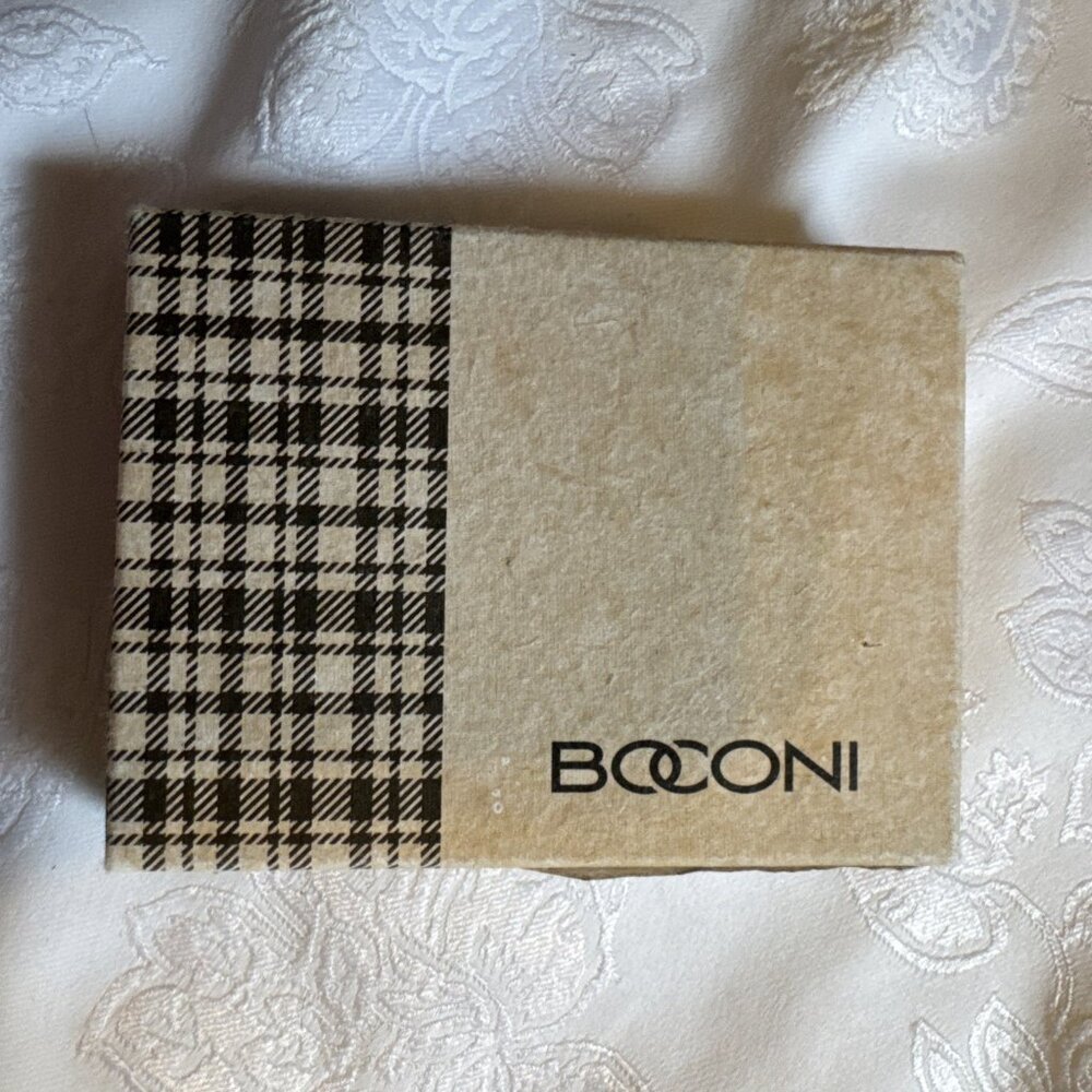 Boconi Men's Slim RFID Card Wallet Genuine Leather Brown NEW in Box - Picture 7 of 8